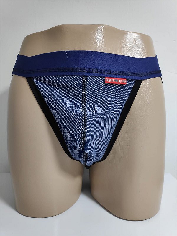 CUECA JOCK STRAPY JEANS FRANTZ DESIGN