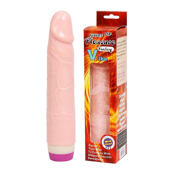 PÊNIS COM VEIAS PLEASURE FANTASY VIBE BAILE