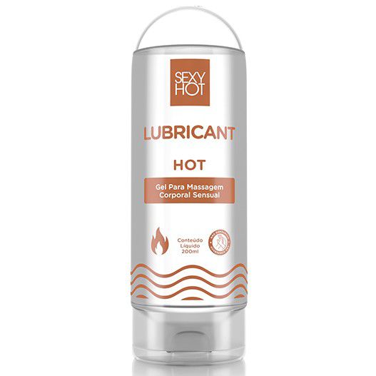 GEL LUBRIFICANTE LUBRICANT HOT 200ML SEXY HOT