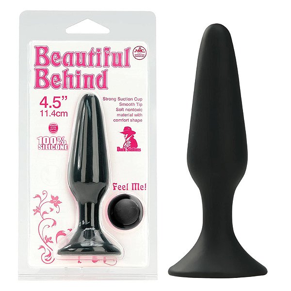 PLUG ANAL COM VENTOSA 11CM 4,5" BEAUTIFUL BEHIND