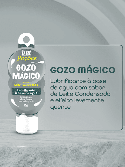 GEL LUBRIFICANTE EFEITO QUENTE GOZO MÁGICO 15G POÇÕES INTT