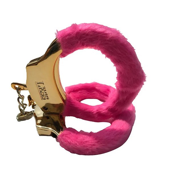 ALGEMA LESS EM ABS DOURADO COM PELUCIA HARD