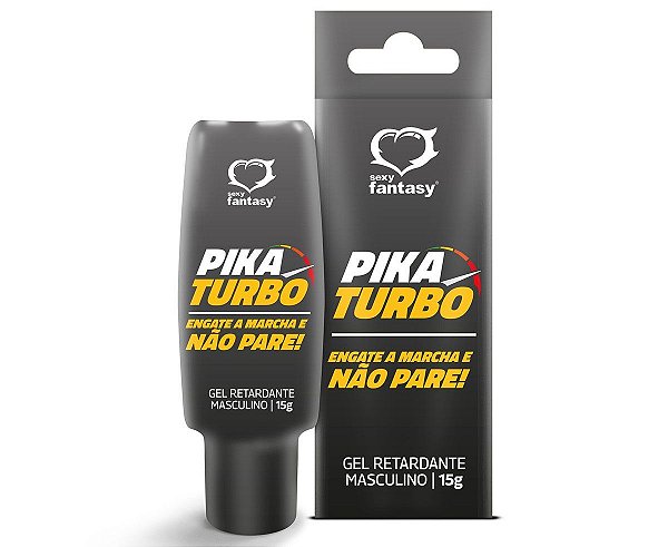 GEL RETARDANTE MASCULINO PIKA TURBO 15G SEXY FANTASY