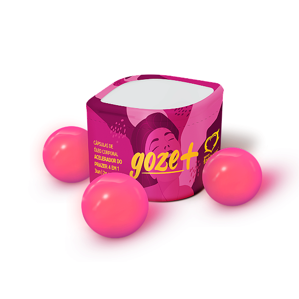 BOLINHA GOZE+ ACELADOR DE PRAZER 4 EM 1 COM  3UN SEXY FANTASY