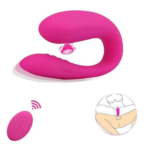 VIBRADOR PARA CASAL COM ONDA DE PRESSÃO