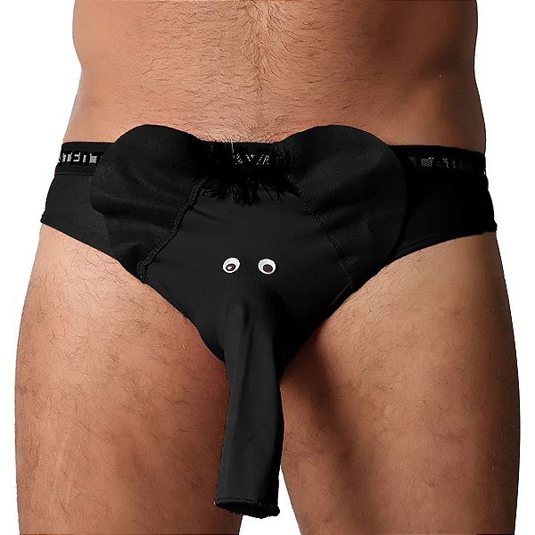 CUECA SLIP COM TROMBA DE ELEFANTE