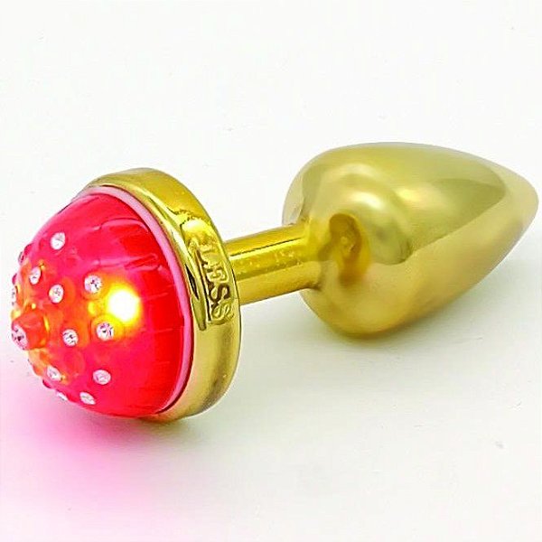 PLUG ANAL PEQUENO COM LED LESS HARD