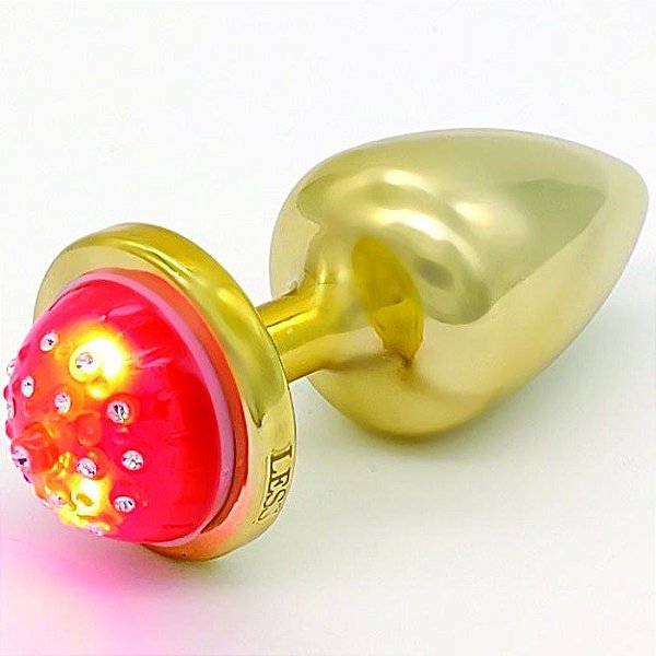 PLUG ANAL MEDIO COM LED LESS HARD