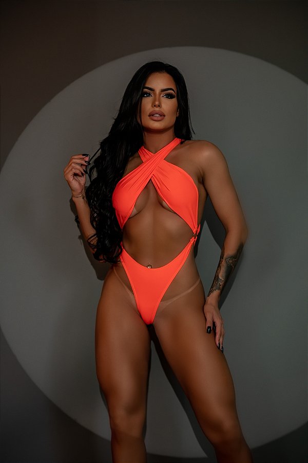 BODY LUXO MALDIVAS LARANJA NEON