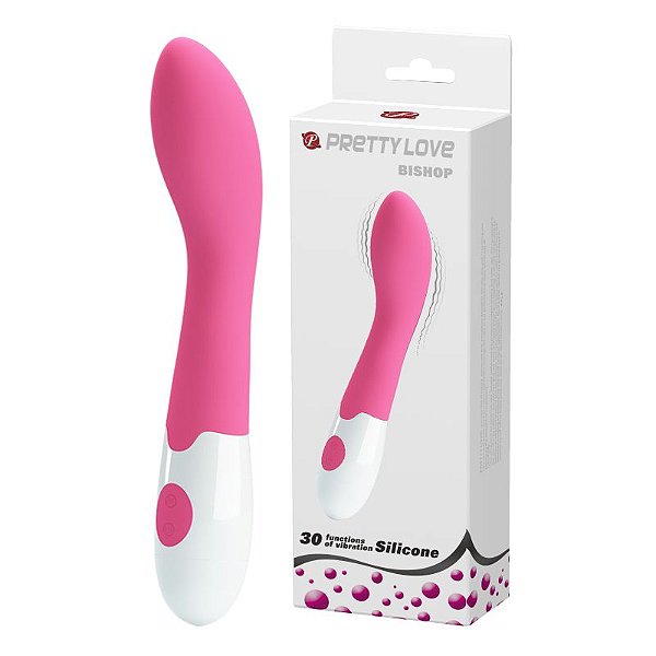 VIBRADOR COM 30 NÍVEIS DE VIBRAÇÃO BISHOP PRETTY LOVE