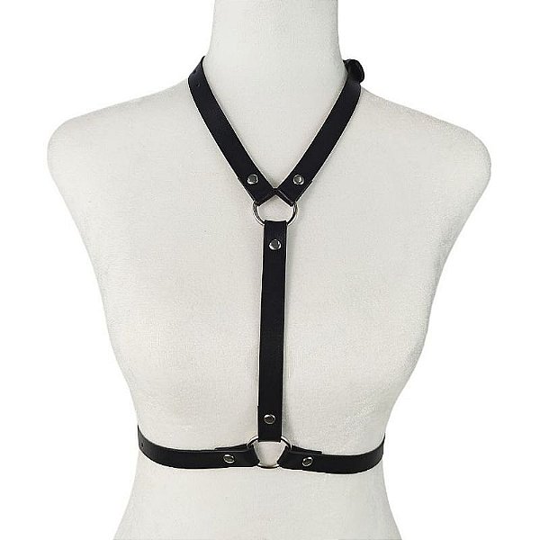 HARNESS PEITORAL EM COURO SI