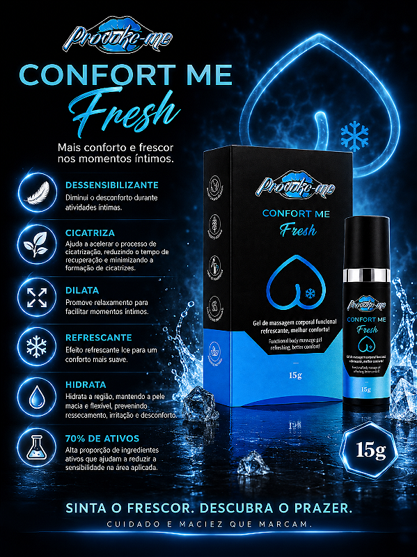 GEL DESSENSIBILIZANTE REFRESCANTE CONFORT ME FRESH 15G PROVOKE-ME