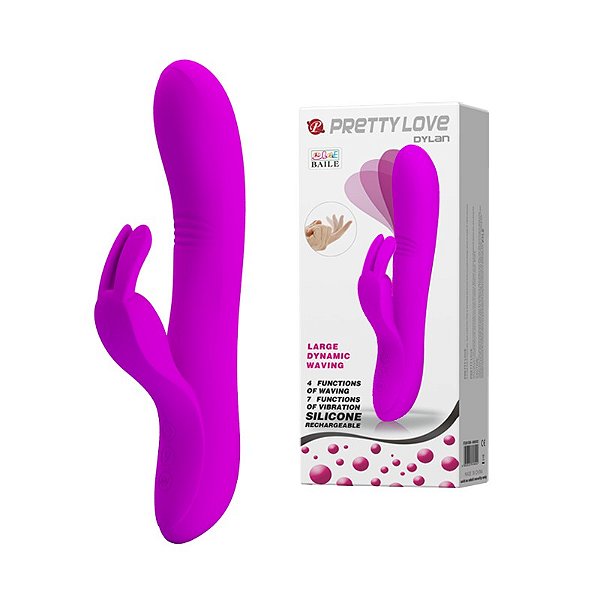 VIBRADOR ESTIMULADOR DE CLITORIS COM MOVIMENTO DYLAN PRETTY LOVE