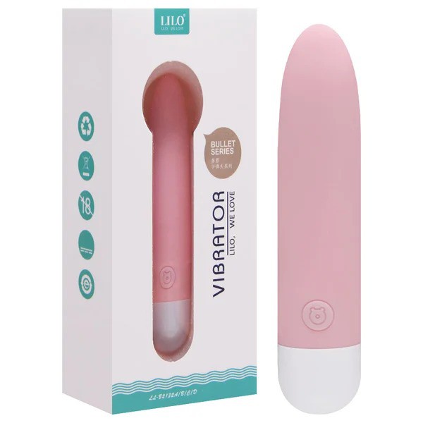 MINI VIBRADOR CAPSULA RECARREGAVEL 10 MODOS DE VIBRAÇÃO LILO