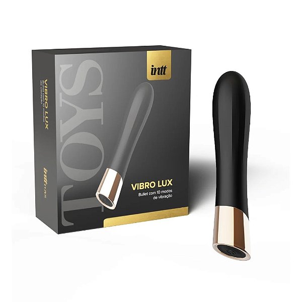 VIBRADOR BULLET COM 10 MODOS DE VIBRAÇÃO VIBRO LUX INTT TOYS