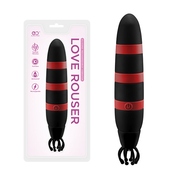 VIBRADOR COM CERDAS TENTÁCULOS MASSAGEADORES 2 LOVE ROUSER
