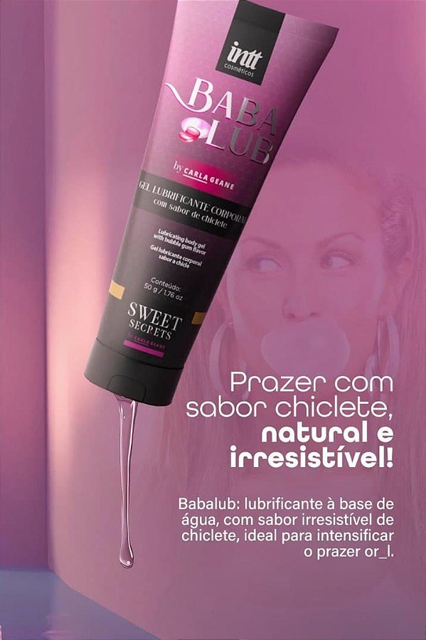 LUBRIFICANTE BABALUB CHICLETE SWEET SECRETS INTT