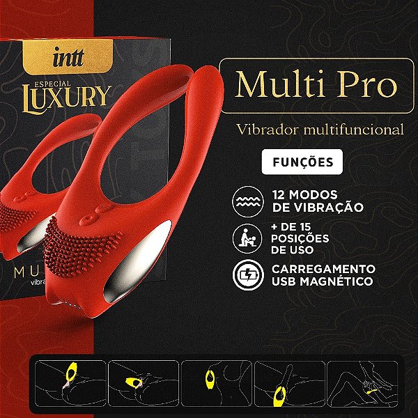 VIBRADOR MULTI PRO LUXURY INTT