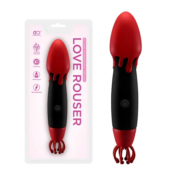 VIBRADOR COM CERDAS TENTÁCULOS MASSAGEADORES LOVE ROUSER