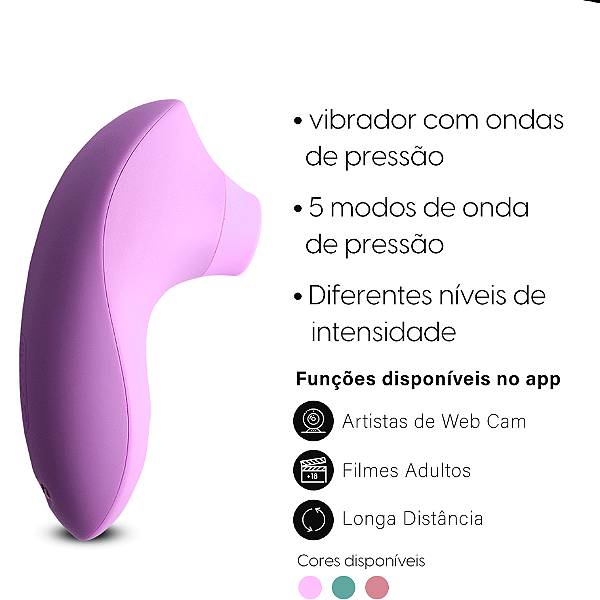 VIBRADOR ESTIMULADOR INTERATIVO PULSE LITE NEO LILAS SVAKOM