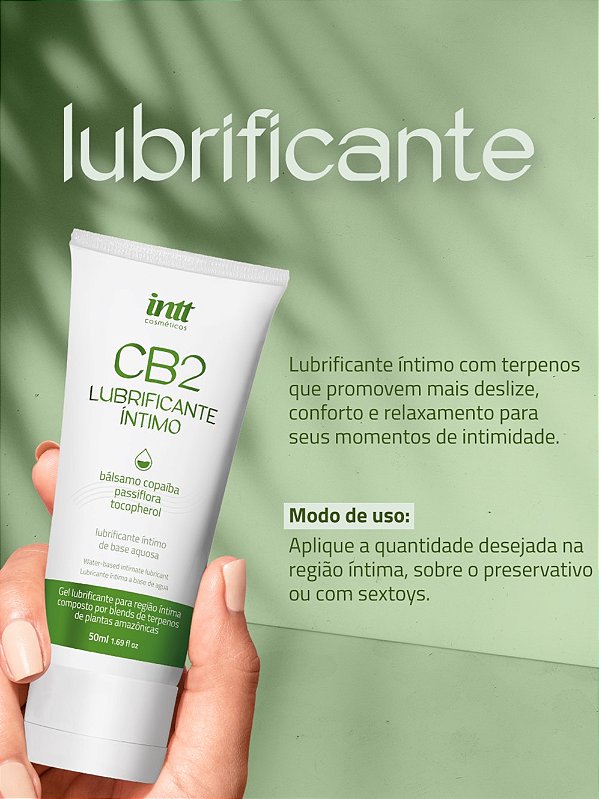 LUBRIFICANTE INTIMO A BASE DE TERPENOS DA AMAZONIA CB2 50ML INTT