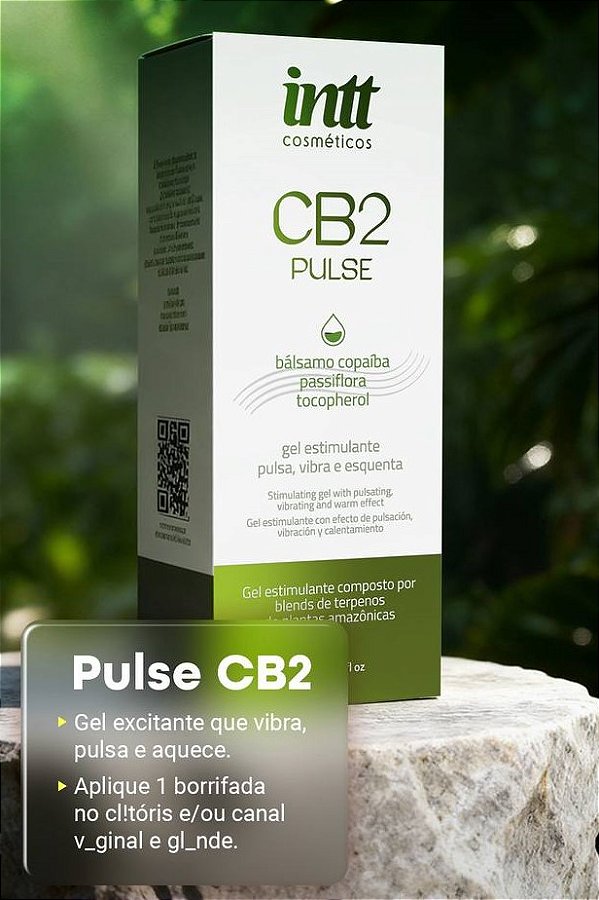 GEL EXCITANTE PULSA, VIBRA E ESQUENTA CB2 PULSE 15GR INTT