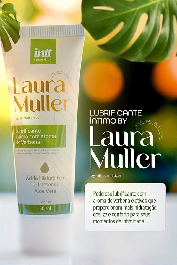 LUBRIFICANTE BASE DE ÁGUA DE VERBENA BY LAURA MULLER 50ML INTT