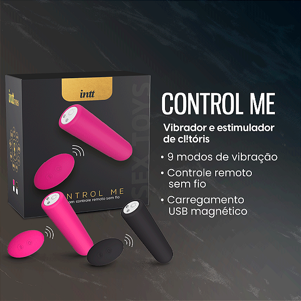 BULLET COM CONTROLE SEM FIO CONTROL ME PRETO INTT