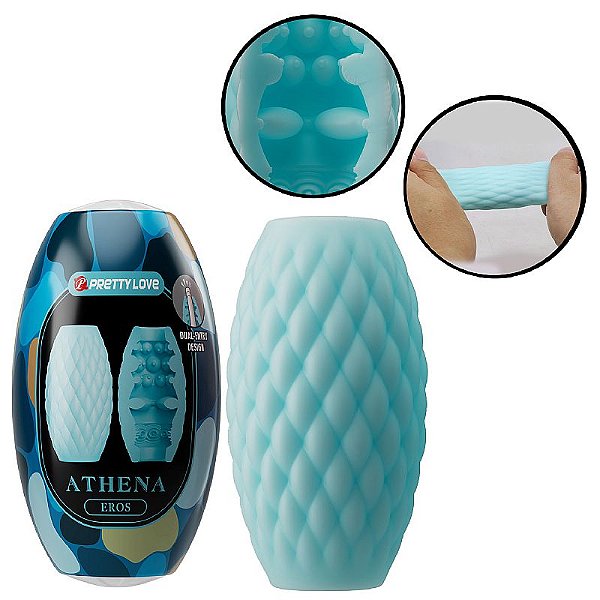 MASTURBADOR EGG VAZADO AZUL EROS PRETTY LOVE
