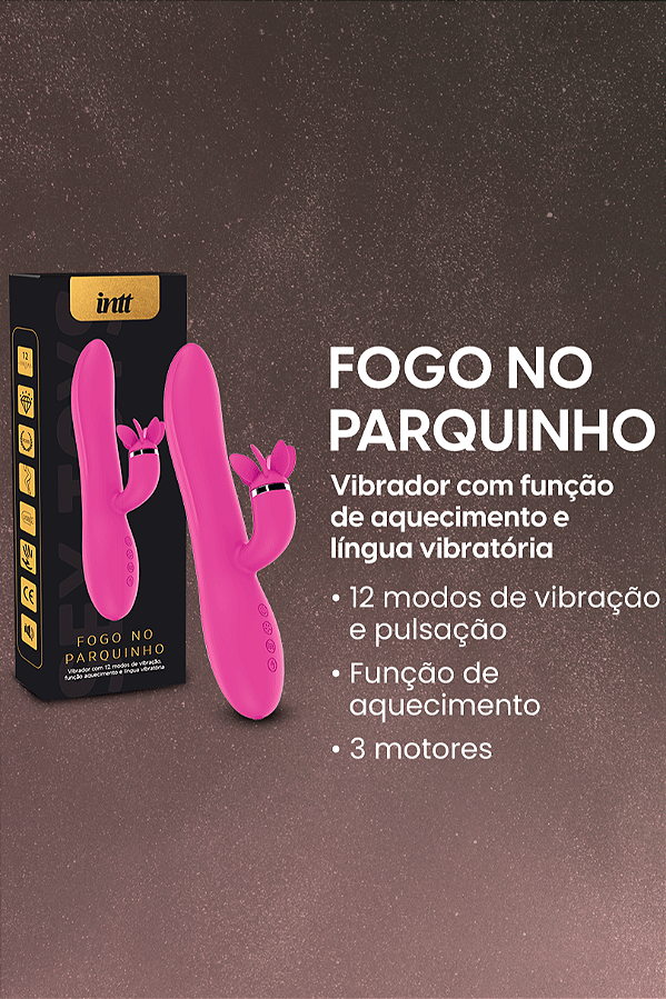 VIBRADOR FOGO NO PARQUINHO PINK INTT