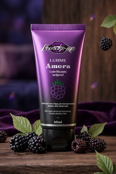 LUBRIFICANTE BEIJÁVEL LUBME AMORA 60ML PROVOKE-ME
