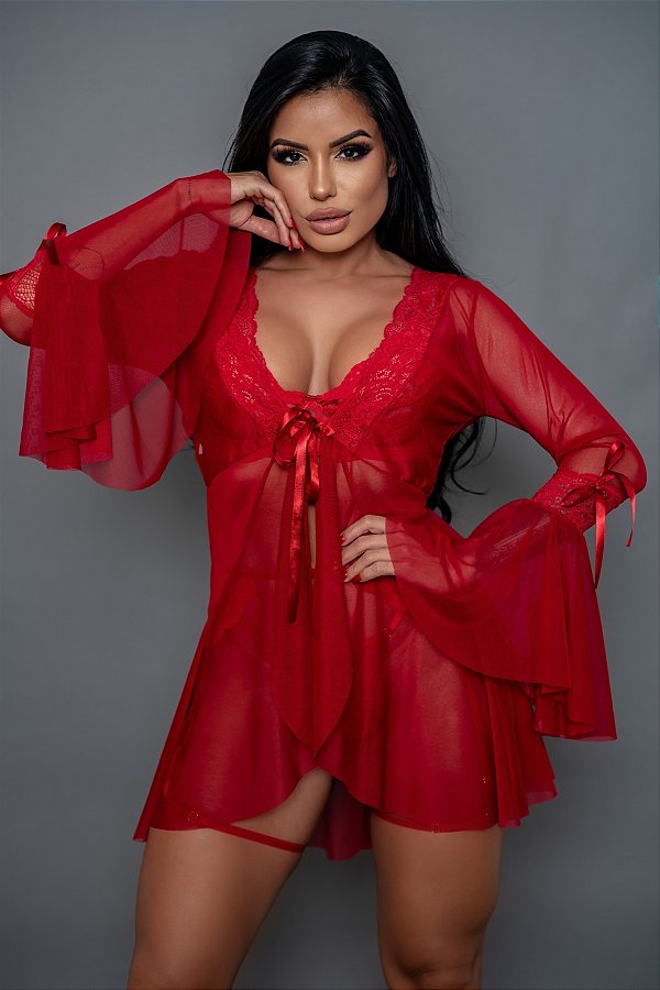 ROBE LUXO LUSH VERMELHO