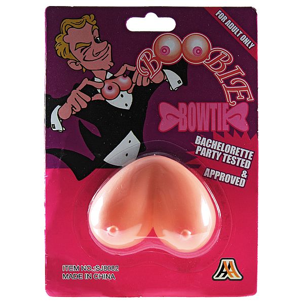 GRAVATA BORBOLETA COM FORMATO DE PEITOS