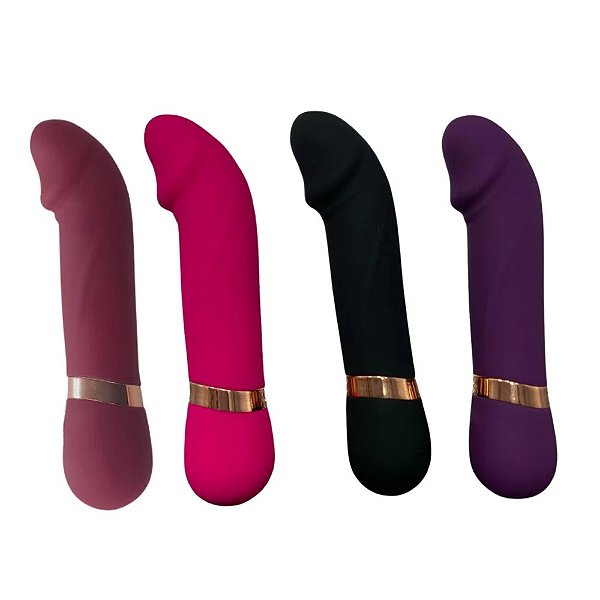 MINI VIBRADOR DE PONTO G FORMATO PÊNIS RECARREGÁVEL