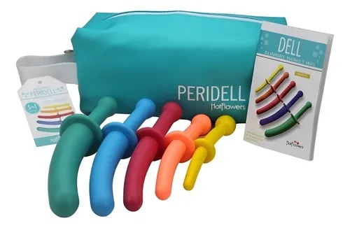 DILATORES PERIDELL VAGINAL E ANAL HOT FLOWERS