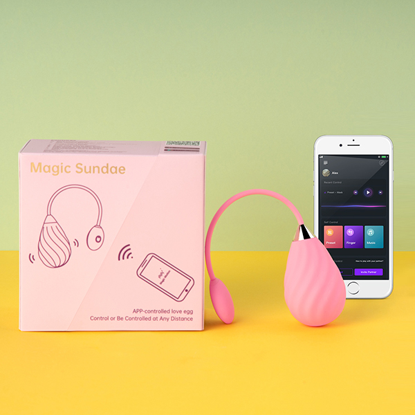 VIBRADOR POR APP MAGIC SUNDAE ROSA MAGIC MOTION