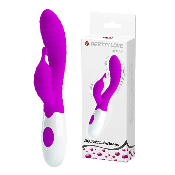 VIBRADOR COM 30 MODOS DE VIBRAÇÃO HYMAN PRETTY LOVE