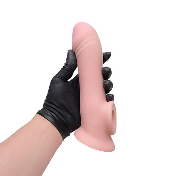 CAPA PENIANA CYBERSKIN COM ANEL ESCROTAL 19,3 X 4,0CM SI