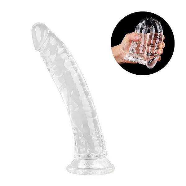PÊNIS REALÍSTICO COM VENTOSA EM SILICONE 16,5X3,0 CM SI