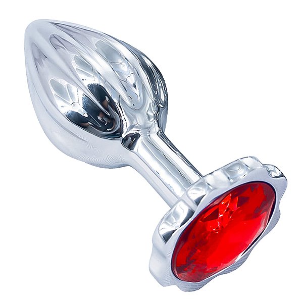 PLUG ANAL PEQUENO TEXTURIZADO COM LISTRAS