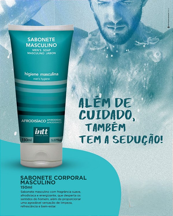 SABONETE INTIMO AFRODISÍACO MASCULINO 150ML INTT