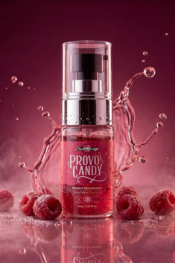 CALDA BEIJÁVEL PROVO CANDY FRANUÍ FRAMBOESA ICE 30G PROVOKE-ME