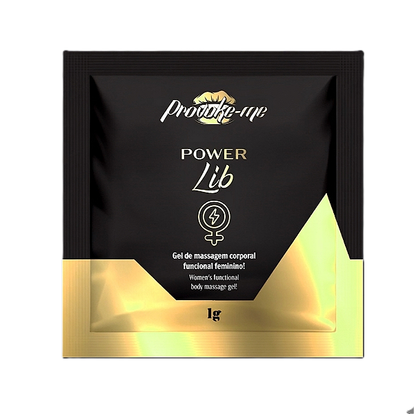 GEL FUNCIONAL FEMININO BEIJÁVEL POWER LIB SACHÊ 1G PROVOKE-ME