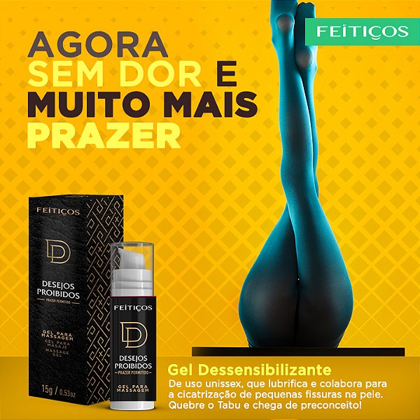 GEL DESSENSIBILIZANTE ANAL DESEJOS PROIBIDOS 15G FEITIÇOS