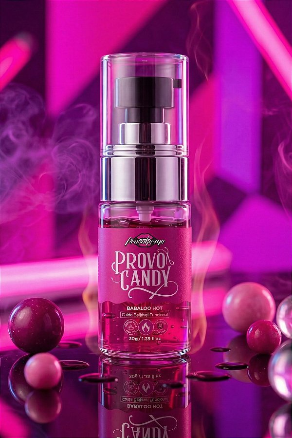 CALDA BEIJÁVEL PROVO CANDY BABALOO HOT 30G PROVOKE-ME