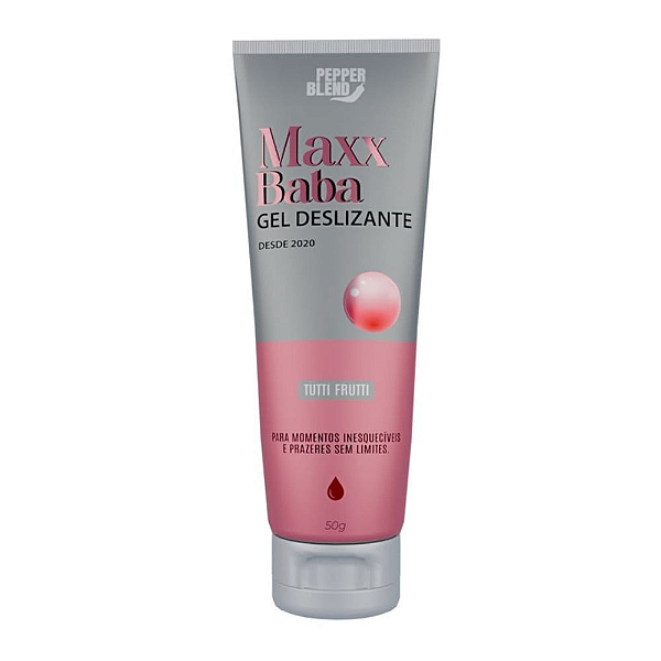 GEL DESLIZANTE BEIJAVEL TUTTI FRUTTI MAXX BABA 50G PEPPER BLEND