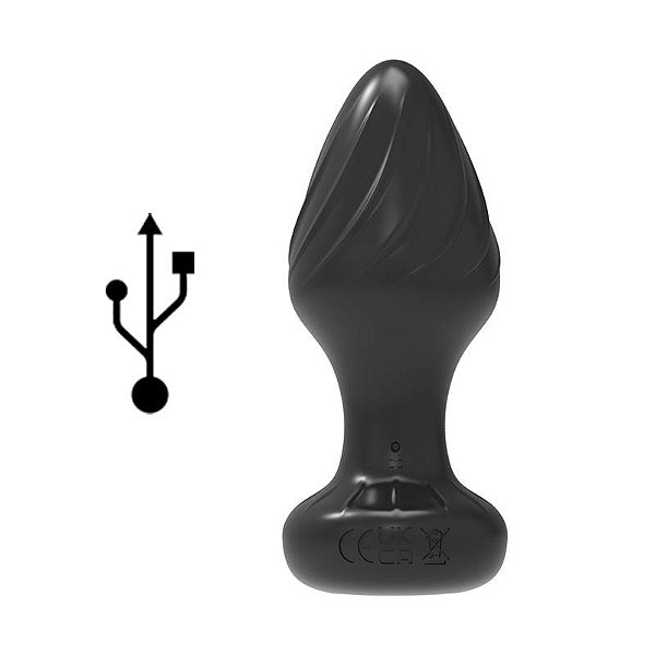 PLUG ANAL COM VIBRO RECARREGAVEL YSAL101