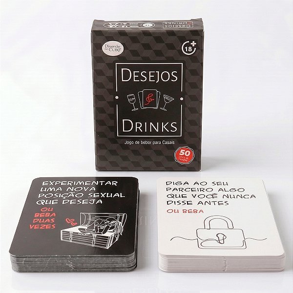 JOGO DE BEBER PARA CASAIS DESEJOS E DRINKS