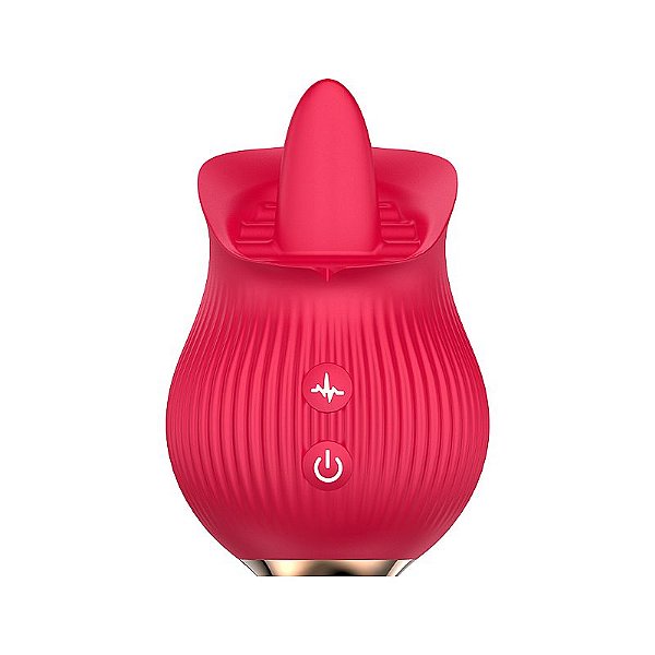ESTIMULADORA DE CLITÓRIS ROSA COM LÍNGUA 3 TONGUE