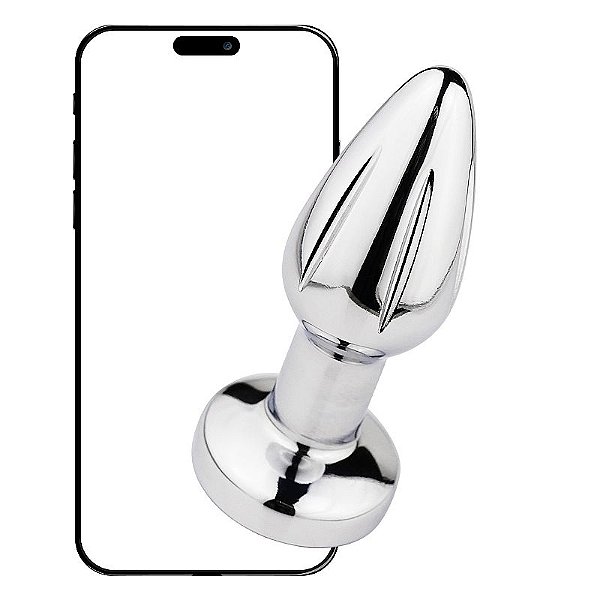 PLUG ANAL COM VIBRADOR À LONGA DISTÂNCIA APP